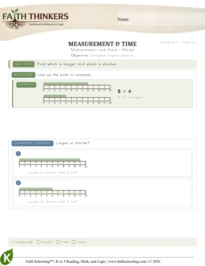 Model worksheet sample