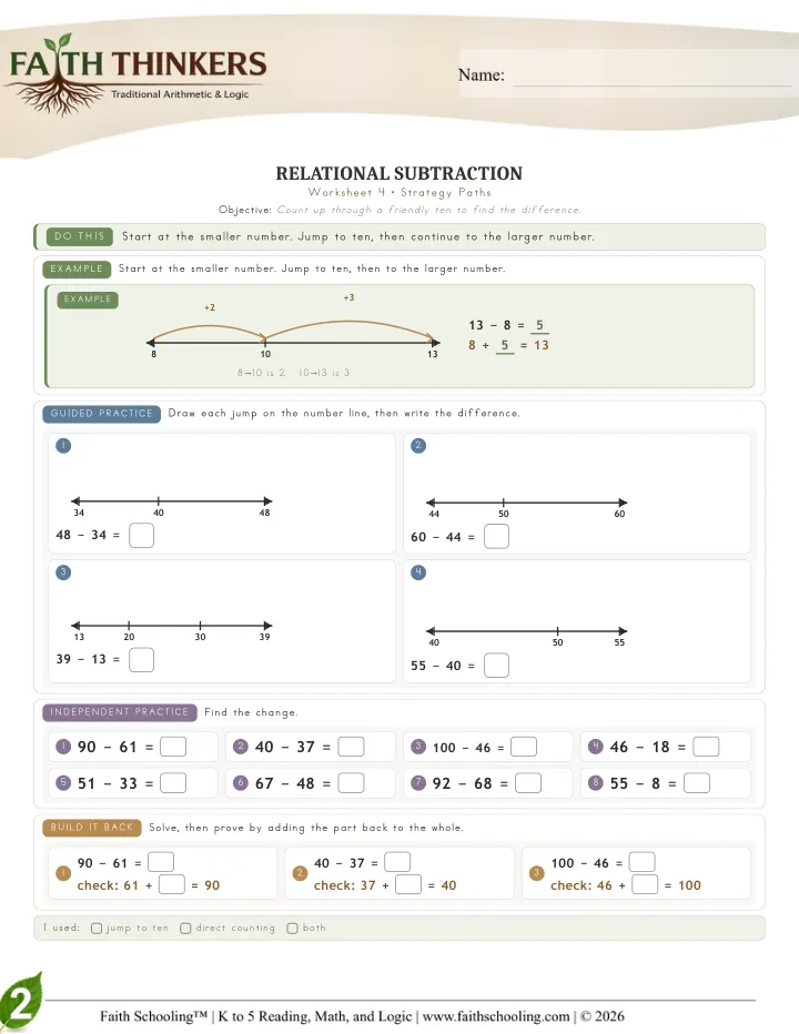 Strategize worksheet sample