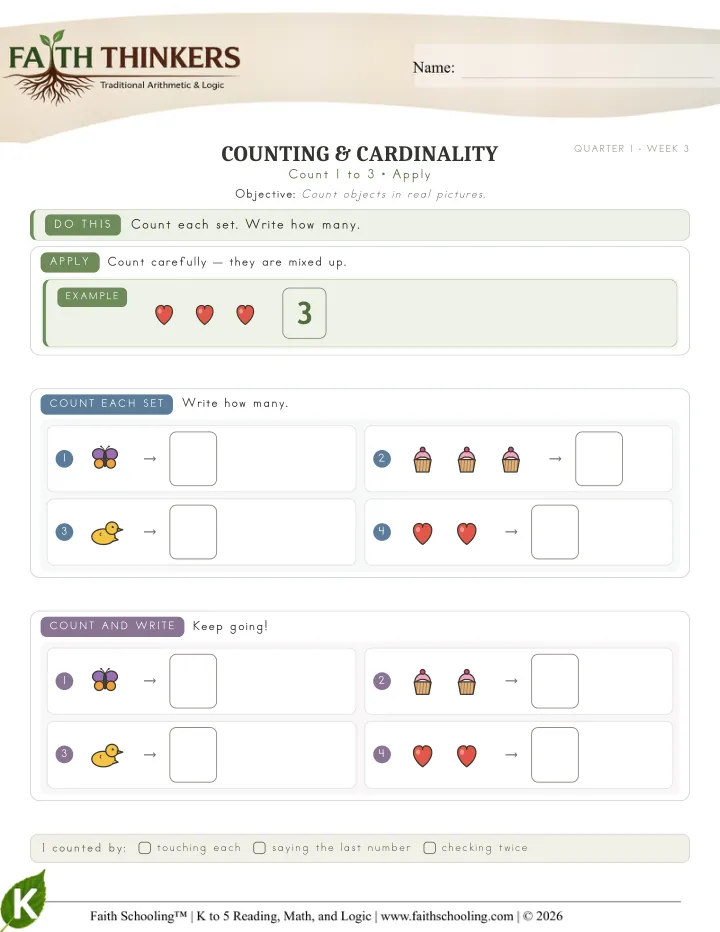 Apply worksheet sample