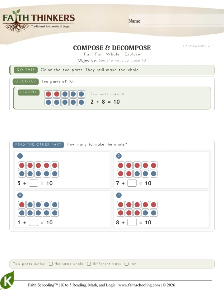 Explore worksheet sample