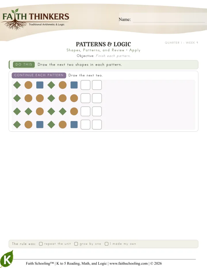 Apply worksheet sample