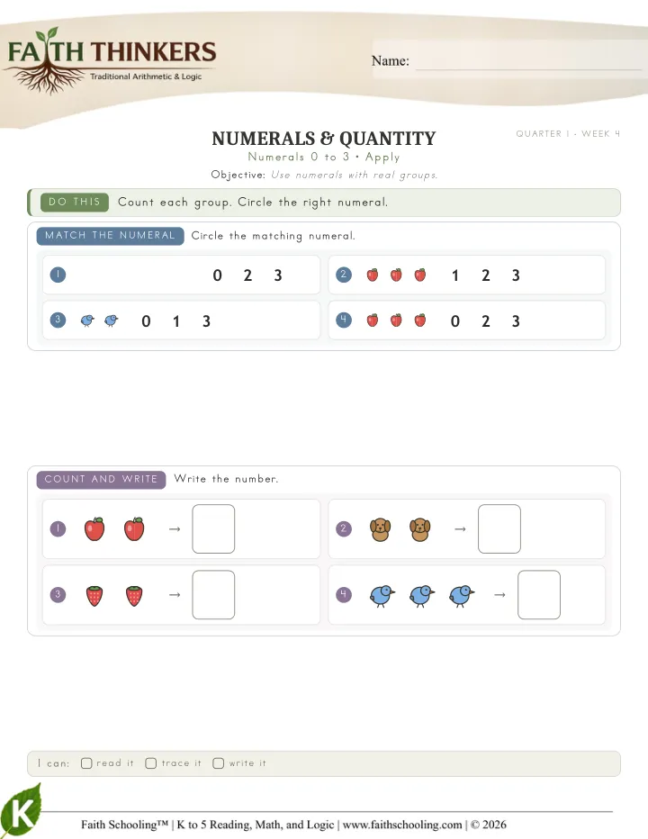 Apply worksheet sample