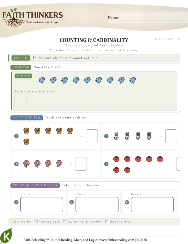 Explore worksheet sample