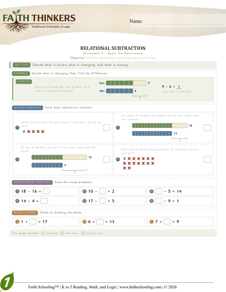 Apply worksheet sample