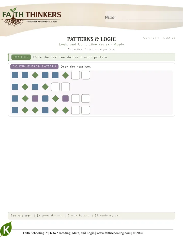 Apply worksheet sample