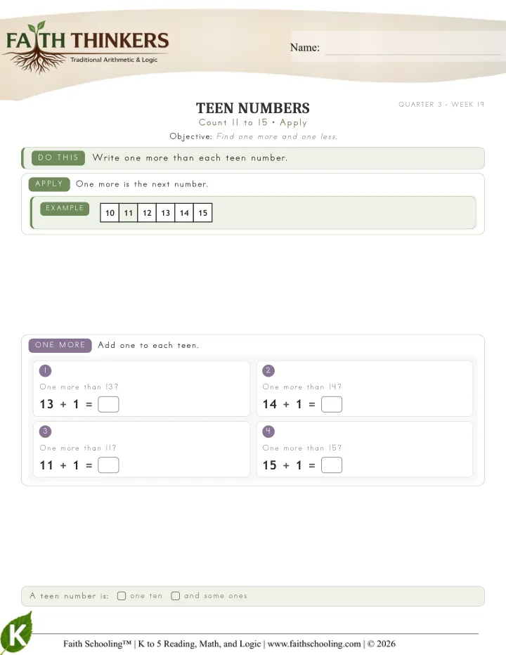 Apply worksheet sample