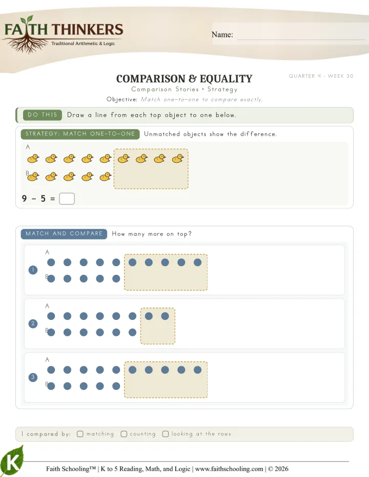 Strategy worksheet sample