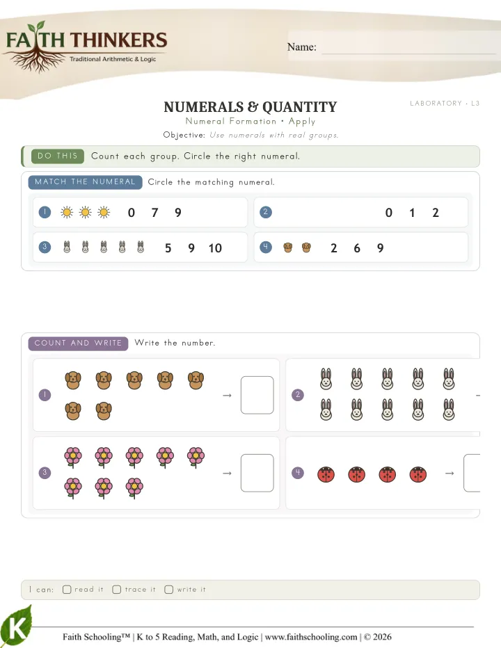 Apply worksheet sample