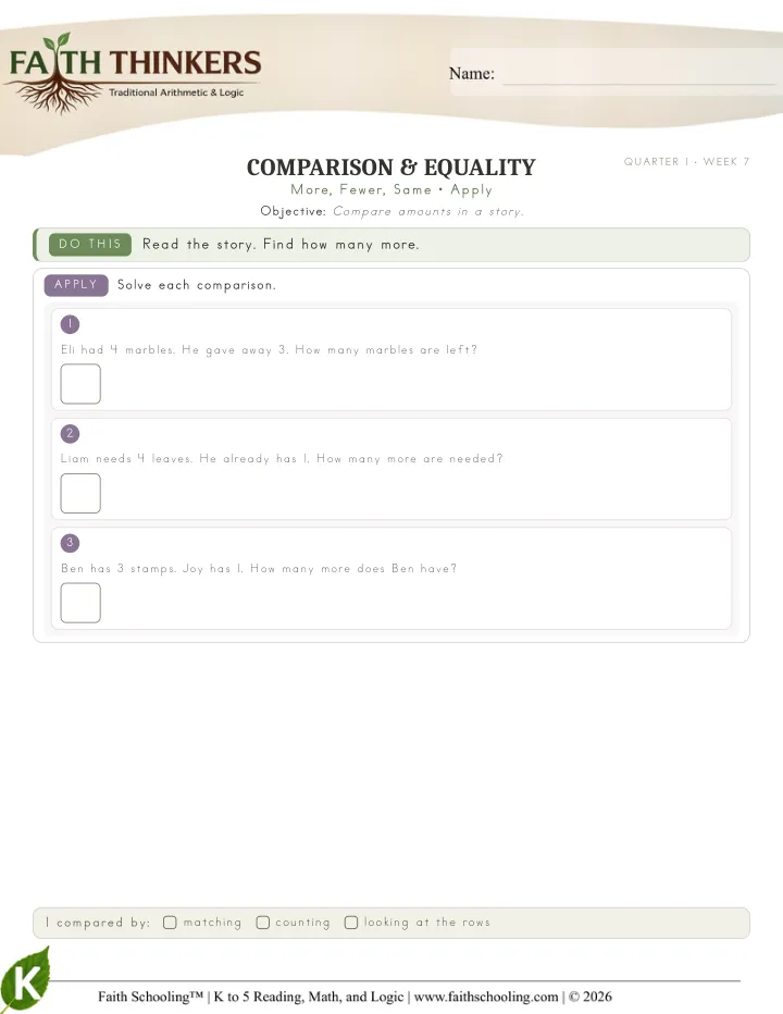 Apply worksheet sample