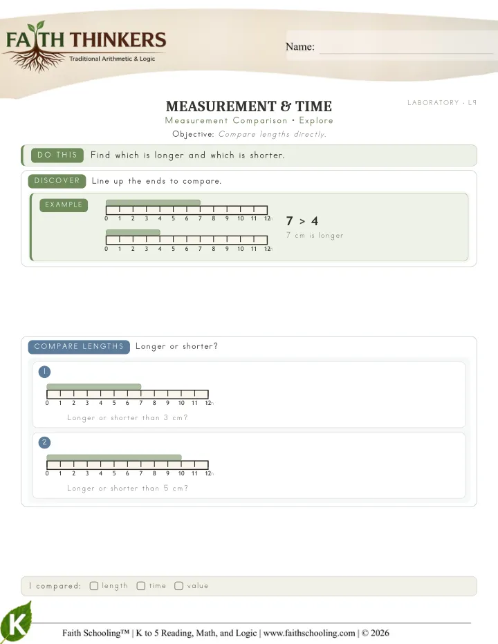 Explore worksheet sample