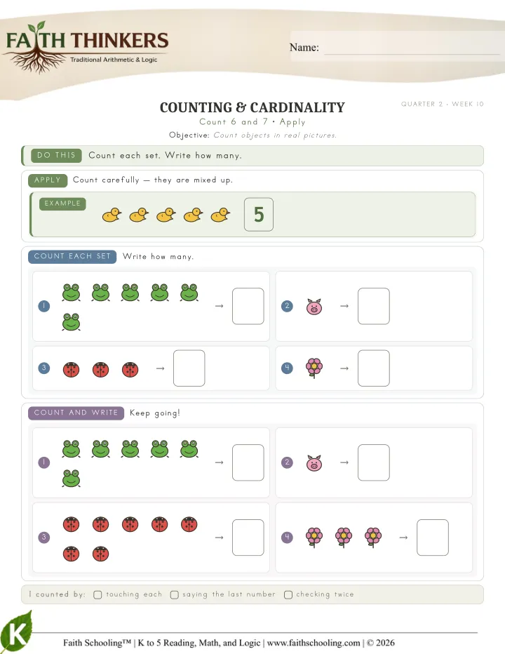 Apply worksheet sample
