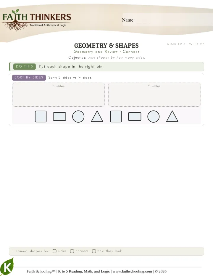Connect worksheet sample