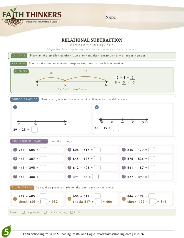 Strategize worksheet sample