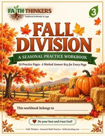 Fall Division workbook cover — Grade 3