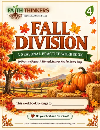 Fall Division workbook cover — Grade 4