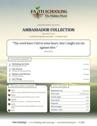 Ambassador Collection cover page