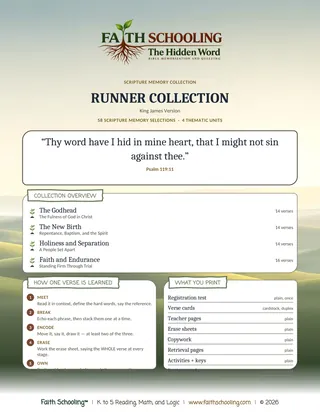 Runner Collection cover page