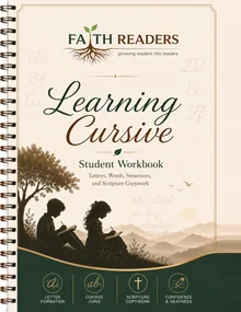 Learning Cursive student workbook cover