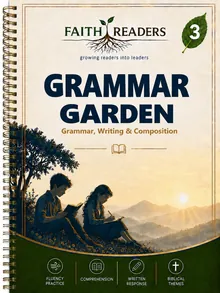 Grammar Garden Grade 3 student book cover